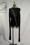 marc le bihan 4 seam Raz collar sweater 1749 black black